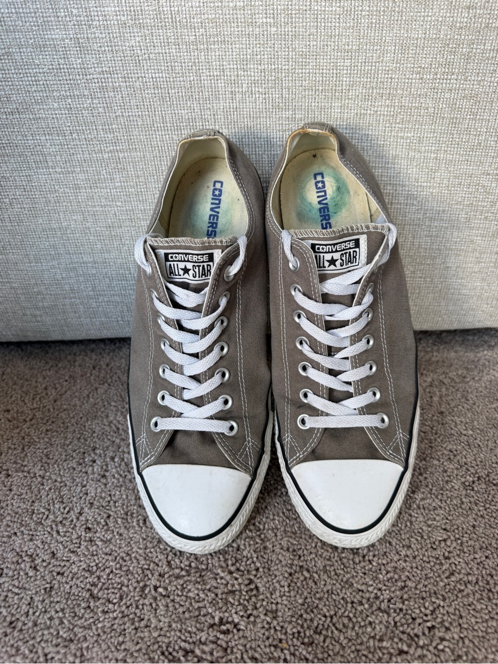 Converse Chuck Taylor All Star Low top sneakers in a charcoal gray